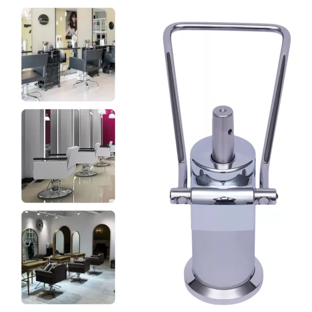 Silla de salón de peluquería plateada bomba hidráulica cilindro elevador 6 tornillos nuevo