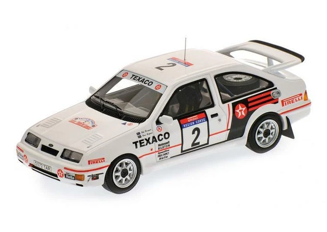 Miniature Spark S8705 – Ford Sierra RS Cosworth N°15 – Tour De Corse  – 1/43