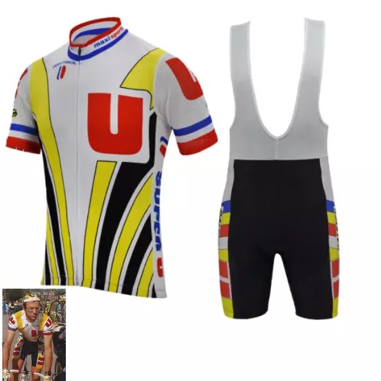 Kit Maillot+Cuissard Systeme U Fignon Cycliste Retro Vintage Classic Cyclism