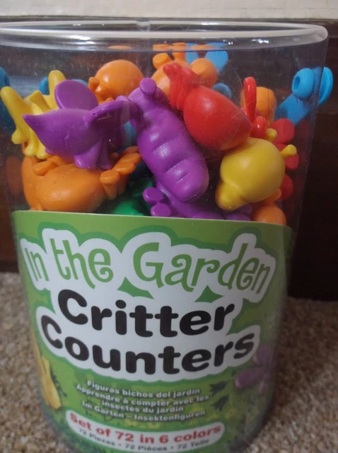 PRESCHOOL MINIBEASTS BUGS INSECTS creature COUNTERS (72) maths sorting ...