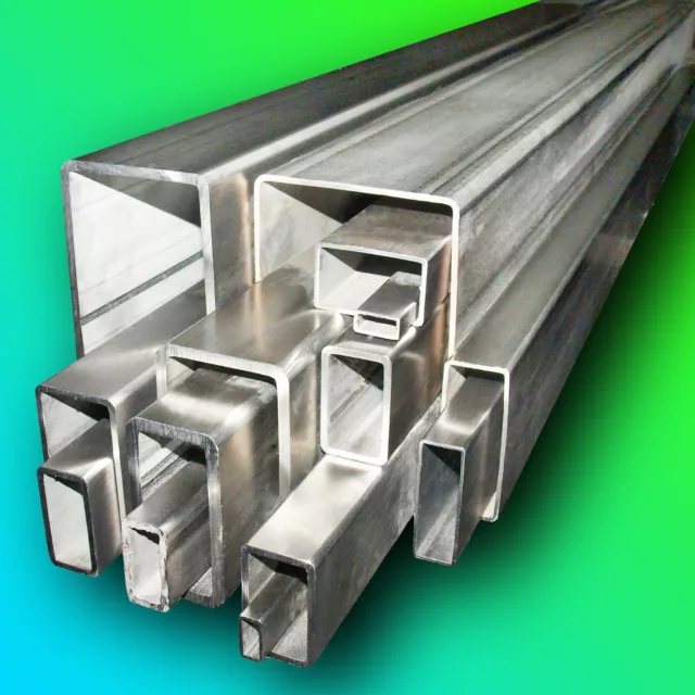 Grade 316 Stainless Steel Rectangular Box Section     *ANY SIZE*    *ANY LENGTH*