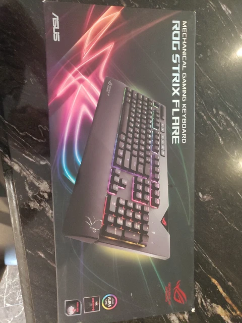 ASUS ROG STRIX Flare Backlit Mechanical Cherry MX Red Gaming Keyboard ...