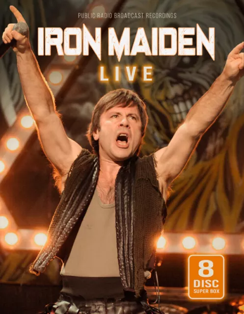 IRON MAIDEN - LIVE / PUBLIC BROADCASTS 8CD - New CDB - K600z