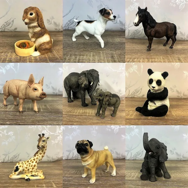 Large Range of Collectable Animal Figurines Ornaments Gifts Dog Pig Elephant