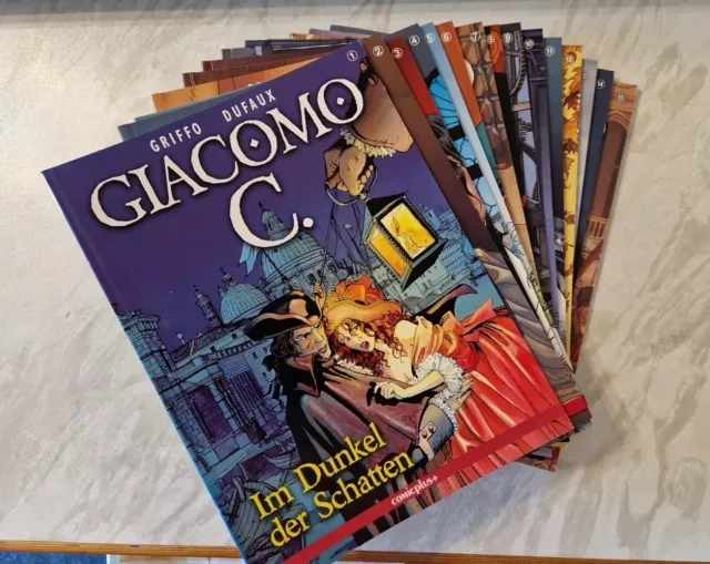 Giacomo C. - Band 1 - 15 alles Erstauflage Jean Dufaux - Griffo - Comicplus+