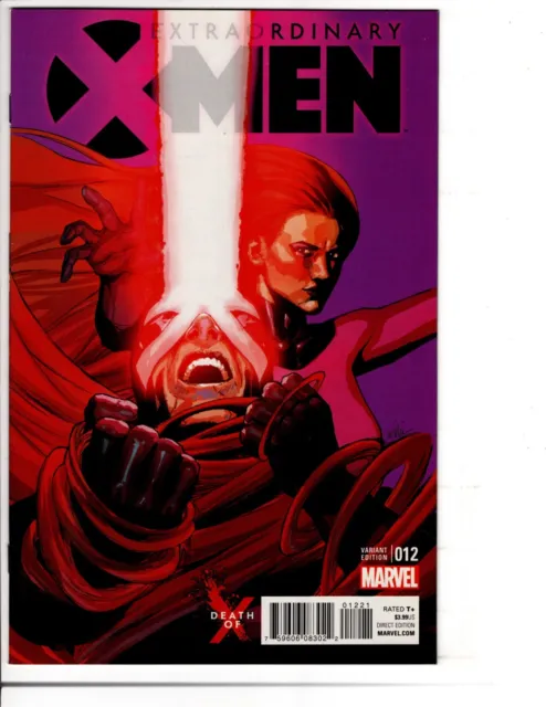 Extraordinary X-Men #12 Variant Comic Book 2016 Marvel Comics NM- High Grade