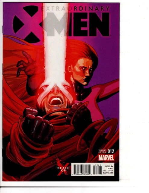 Extraordinary X-Men #12 Variant Comic Book 2016 Marvel Comics NM- High Grade