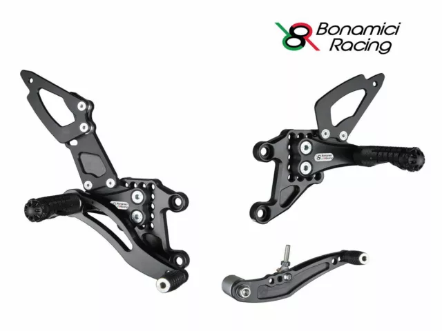 Pedane Arretrate Bonamici Racing Regolabili Stradali Per Cbr 1000 Rr 2004-2007