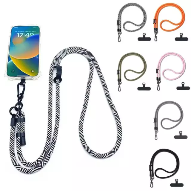 Thick Rope Detachable Cell Phone Lanyard Neck Strap Lot E0 пδ