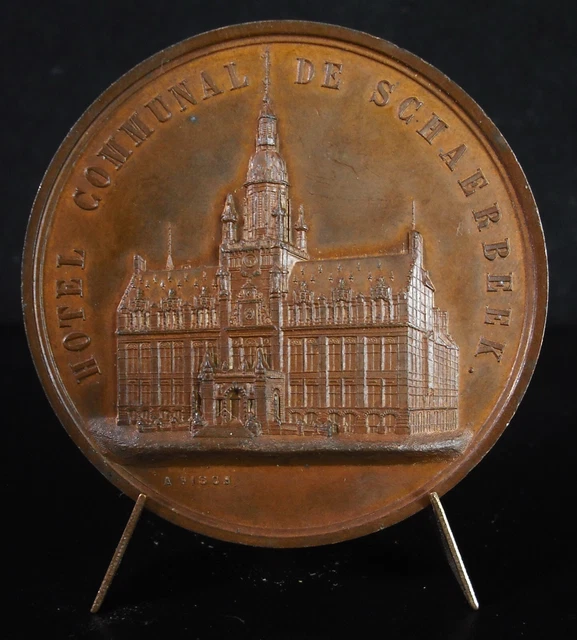 Médaille Exposition D'Horticulture 1890 En Argent - Pièce De Collection Historique - Référence 9-39/F35
