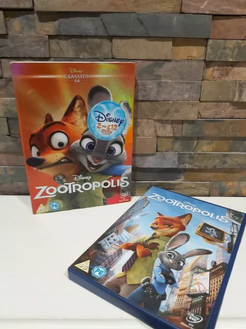 DISNEY CLASSICS ZOOTROPOLIS DVD with O-RING SLEEVE. UK  Fast/Free Post