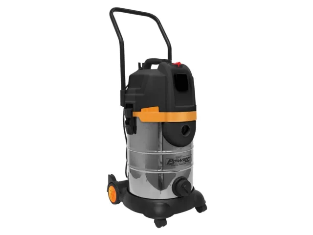 Sealey Vacuum Cleaner Cyclone Wet/Dry 30 Litres Double Stage 1200W/230V PC300BL