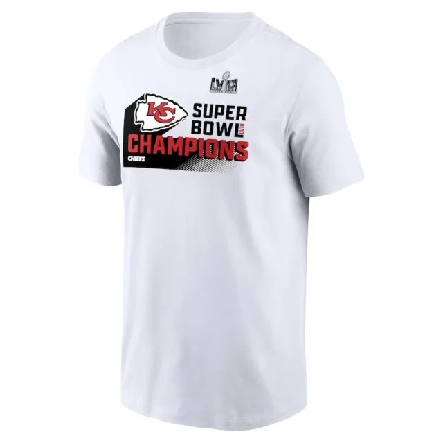 KANSAS CITY CHIEFS Super Bowl LVIII Champions Iconic T-Shirt - White ...