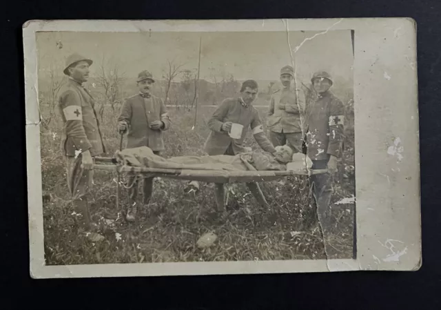 Cartolina Fotografica Militare Prima Guerra Mondiale