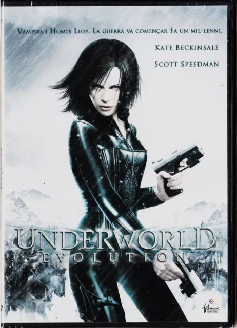 UNDERWORLD EVOLUTION de Len Wiseman. Edición diarios. Carátula en catalán.