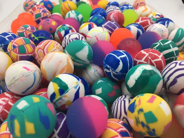 50 Superballs 45 mm Super Bouncy balls Gacha vending for $0.75 or $1.00 vends | Australia