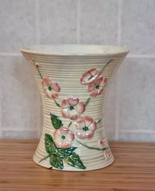 Maling Lustre Ware Vase Apple Blossom 16cm 2