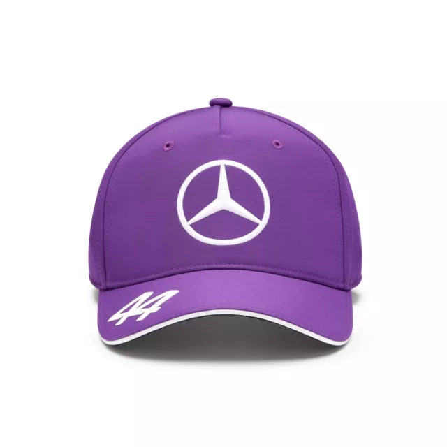 Mercedes AMG Petronas F1 Équipe Lewis Hamilton Baseball Chapeau Violet 2024 Kids