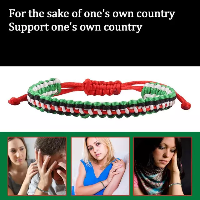 Braccialetti Palestina Bracciale Uae Paese Fatti a Mano-Amicizia Bracciali Salva Gaza