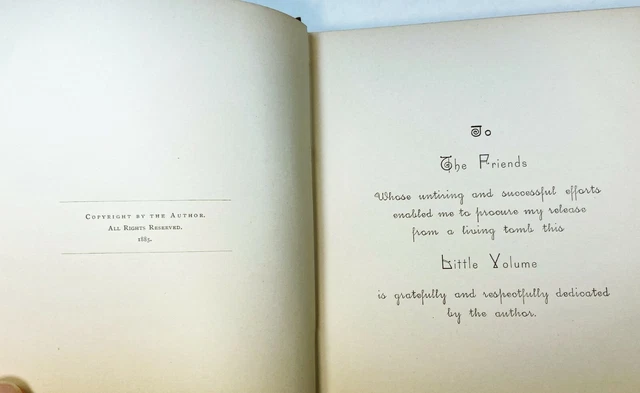RARE Book - The Right Spirit - 1885 by Lizzie Cottier - Insane Asylum Wife Abuse 6