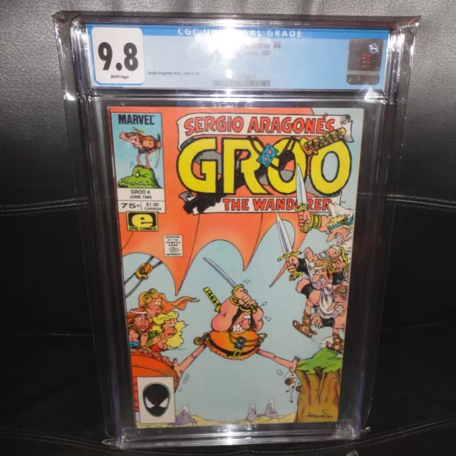 Groo The Wanderer #4 CGC 9.8 NM/MT Sergio Aragones Marvel Epic 1985