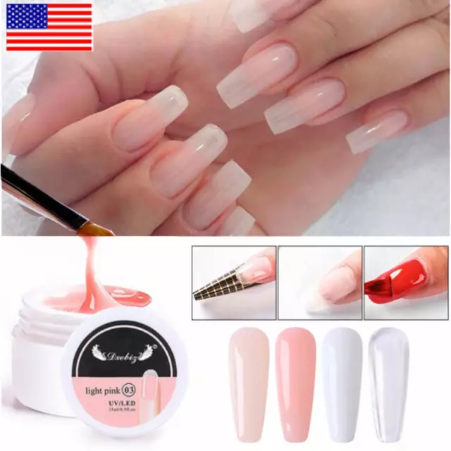 15ml Nail Quick Building Nails Gel Extension Tip UV LED Manicure Art Gel Makeup