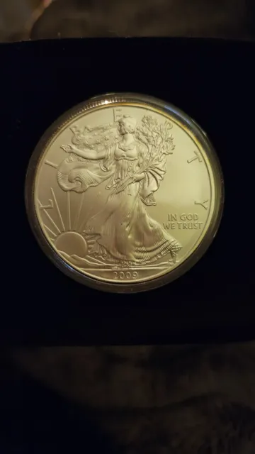 2009 US Brilliant Uncirculated American Silver Eagle $1 Dollar Coin