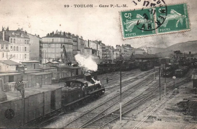 Carte Postale - Toulon - Var  - 83 - Gare