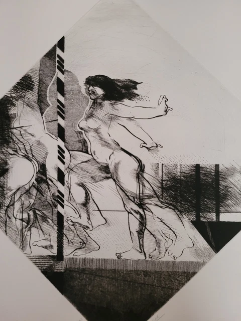 Lithographie Claude Groschene 7/100 numérotée et signée