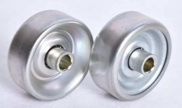 2 Count Skate Conveyor Wheels Aluminum 50mm x 8mm Bore  580986