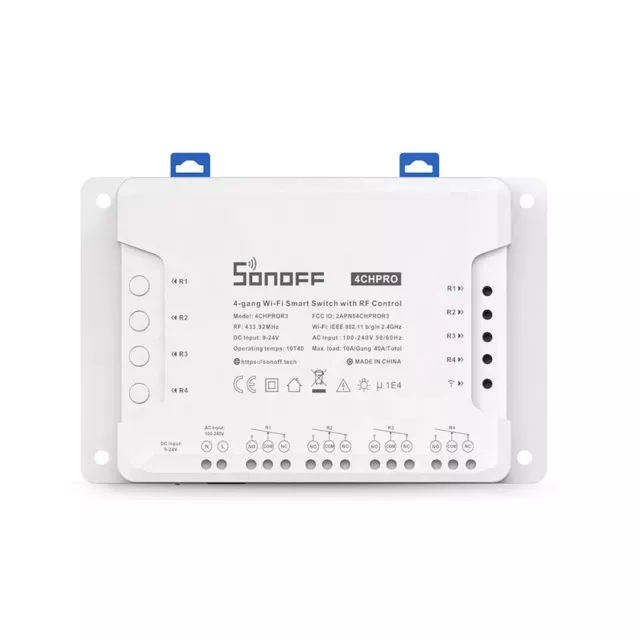 SONFF 4CHPROR3 WiFi Smart Switch 4 Gang Lichtschalter Zoll/Selbstsichernd/Inte