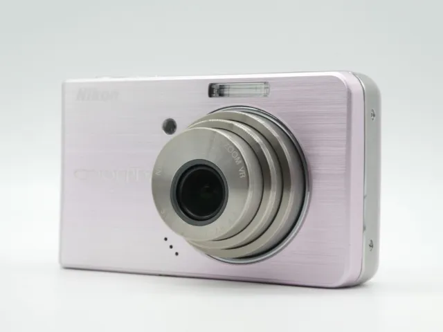 READ [NEAR MINT IN BOX] Nikon COOLPIX S520 Sakura Pink Digital Camera FROM JAPAN