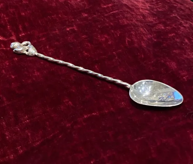 Antique Sterling Silver Apostle Spoon hallmark B.M.L Boaz Moses Landeck, Chester