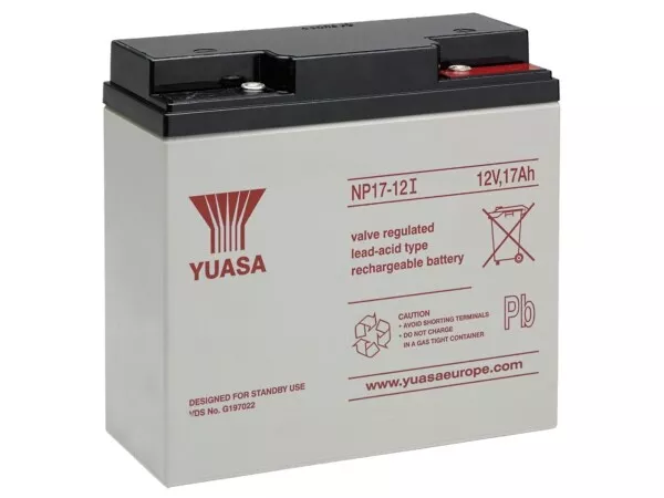 Bleiakku Batterie Yuasa NP17-12i 12V 17Ah AGM Blei Accu VDS Battery USV UPS