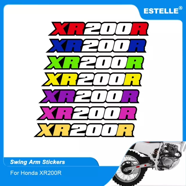 For 1981-2022 Honda XR200R Motorcycle Swing Arm Decal Sticker Graphics Kit 2pcs