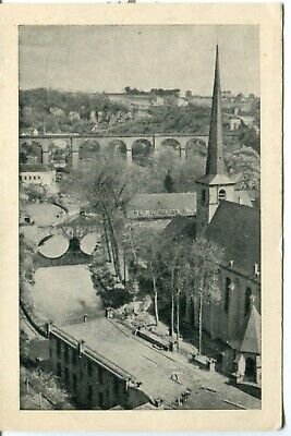 Luxembourg Vue sur Ville-Basse - Eglise Saint-Jean old uncommon view postcard