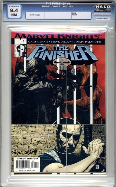 Punisher #1 (Vol 6) - HALO Graded (9.4 NM) 2001 - Marvel Knights