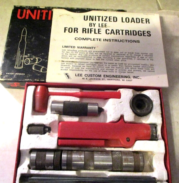 LEE UNITIZED LOADER Reloading Kit For The 243 Winchester Caliber. 37.