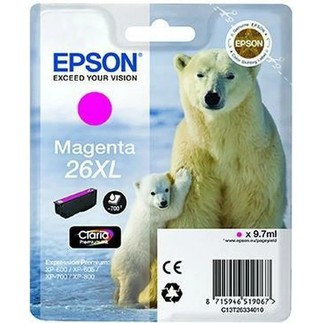 Druckerpatrone Original Tintenpatrone Epson 26XL Magenta