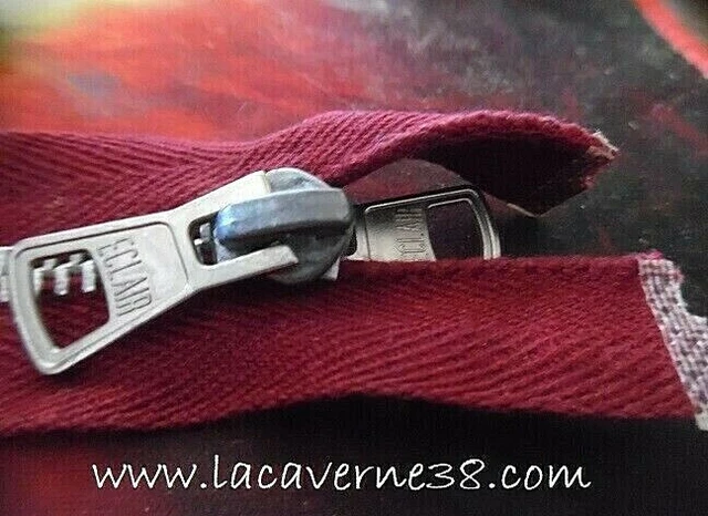 Fermeture éclair 45 Cm Non Séparable - Maille Métal Argent, Couleur Beige | Pour Couture, Réparation