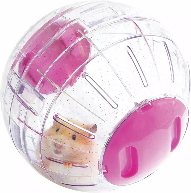 Rosewood Boredom Breaker Paillette Hamster Exercice Ball Violet Shatter- Étanche 2