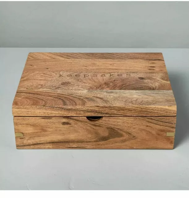 Wooden Memories Box - Magnolia