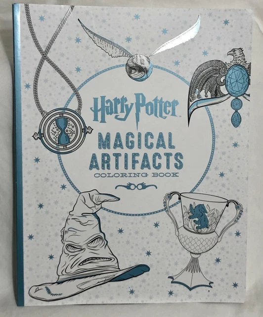 HARRY POTTER MAGICAL Artifacts Coloring Book Illustration Art Film