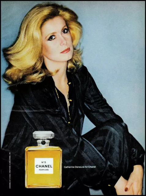 Catherine Deneuve is the face of Chanel Number 5 (70s)
