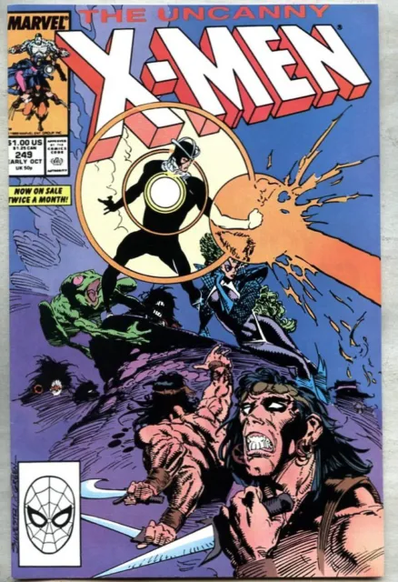 Uncanny X-Men #249-1989 vf/nm X Men Savage Land 1st appearance of Whiteout