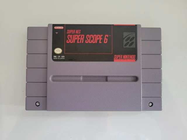 Vintage Game-Super Scope 6 (Super Nintendo, 1992) TESTED!
