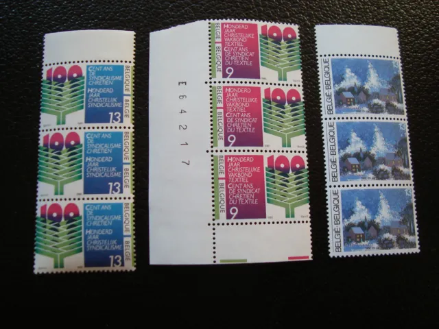 Belgien - Briefmarke Yvert Und Tellier N° 2236 2238 2239 x3 N (Z8)