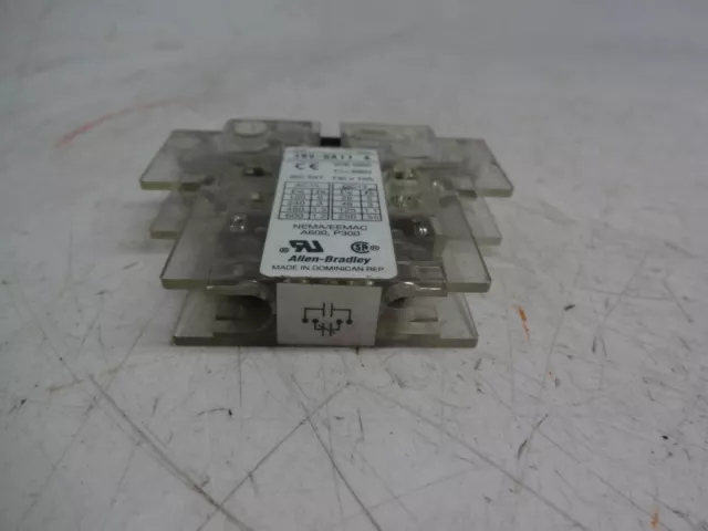 Allen Bradley 195-ga11 Contact Block 2