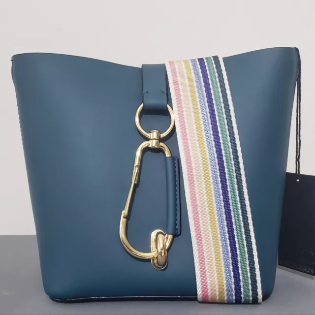 *Sold Out Everywhere* Nwt! Zac Zac Posen Leather Belay Guitar Strap Bucket Bag
