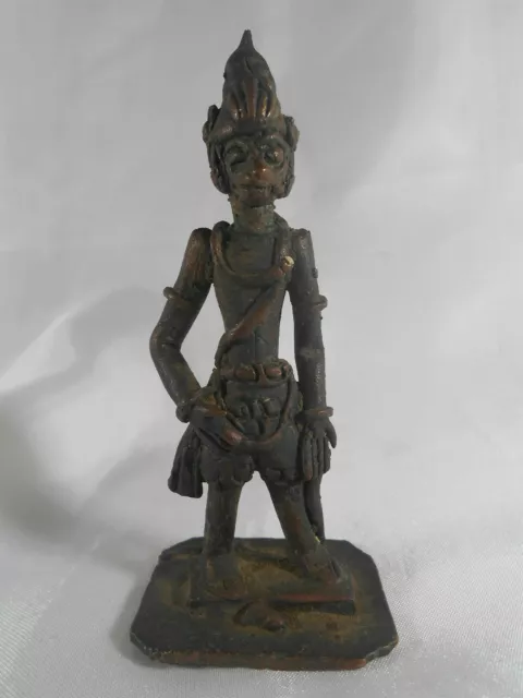 ( 04 ) Bouddhisme : Ravissante Figurine Tibétaine En Bronze